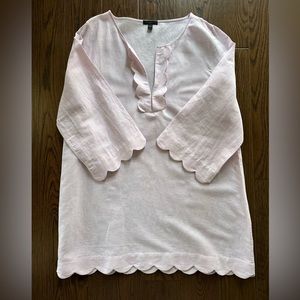 J. Crew Scalloped Swim Tunic